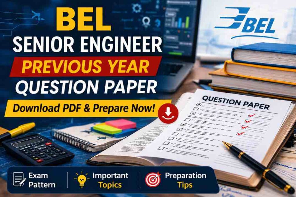 BEL Senior Engineer Previous Year Question Paper