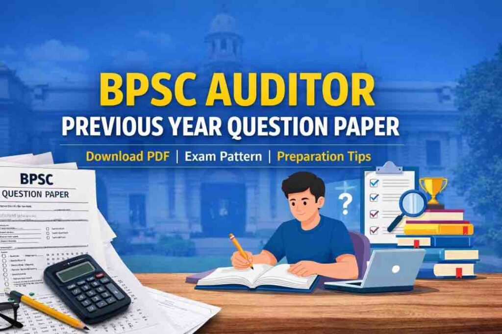 BPSC Auditor Previous Year Question Paper