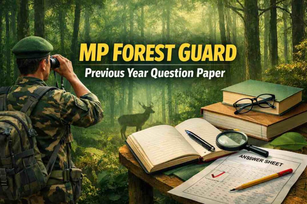 MP Forest Guard Previous Year Question Paper