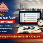 DSSSB ASO Previous Year Paper PDF Download