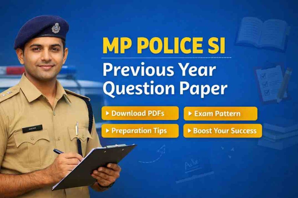 MP Police SI Previous Year Question Paper