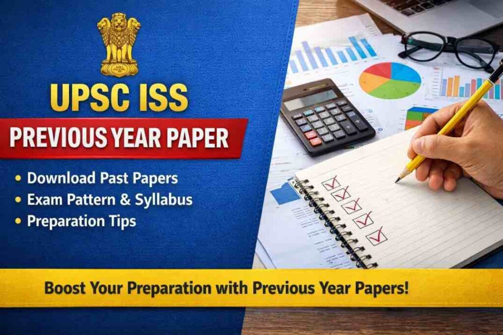 UPSC ISS Previous Year Paper: Download Free Pdf