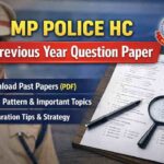 MP Police HC Previous Year Question Paper