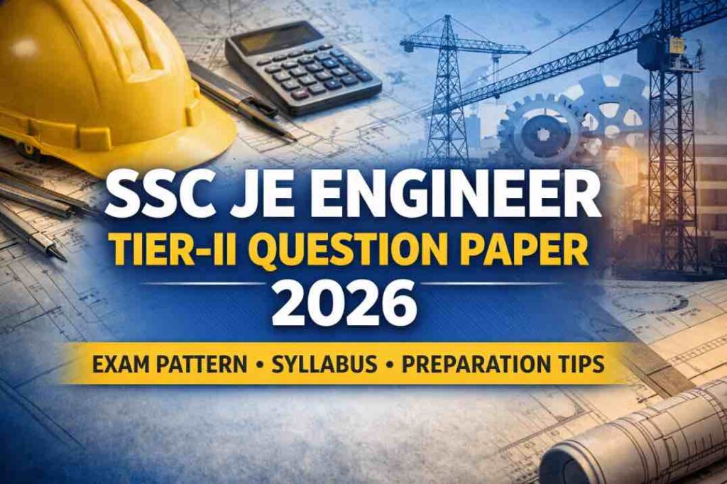 SSC JE Engineer Tier-II Question Paper 2026