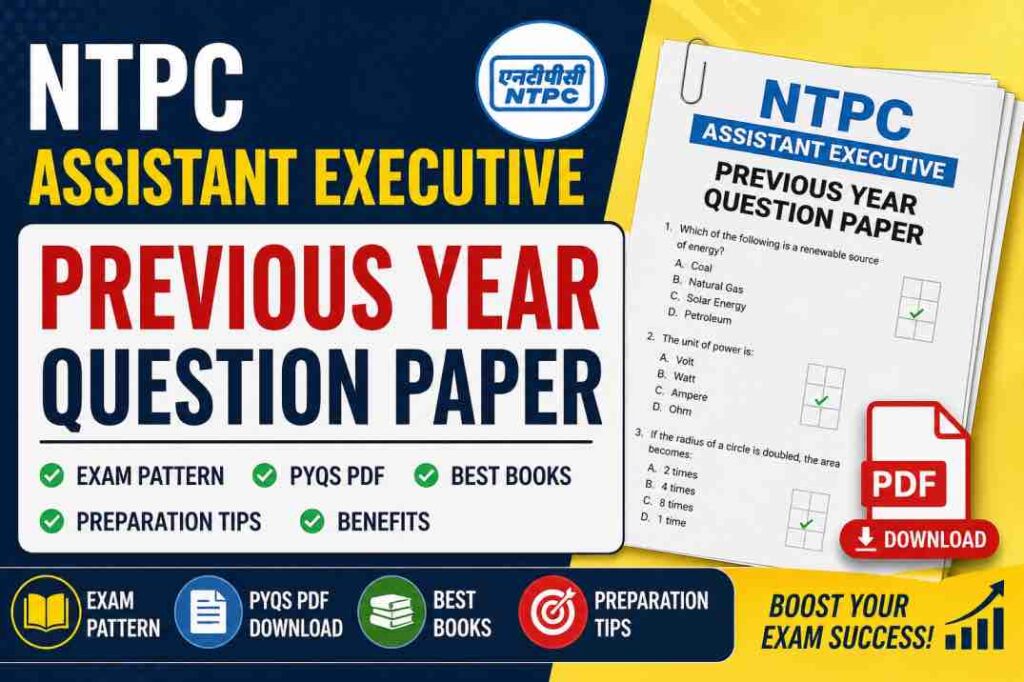 NTPC Assistant Executive Previous Year Question Paper