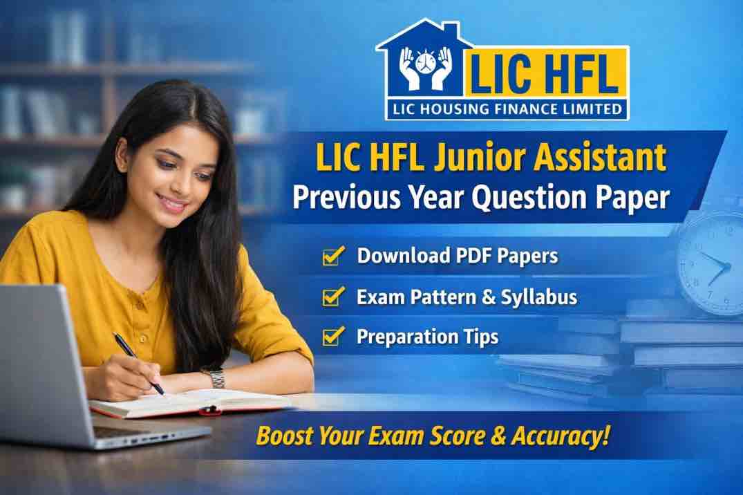 LIC HFL Junior Assistant Previous Year Question Paper - Download Pdf