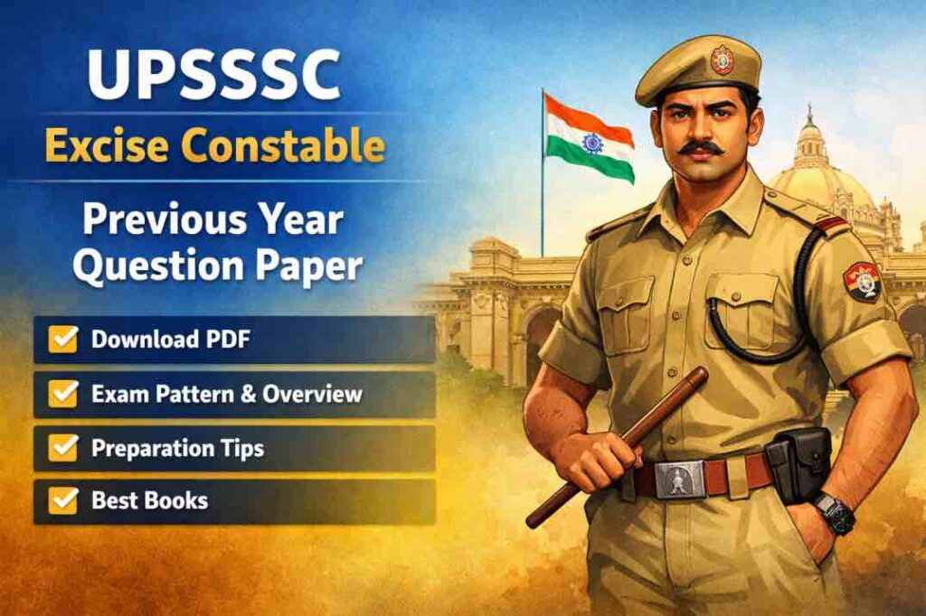 UPSSSC Excise Constable Previous Year Question Paper