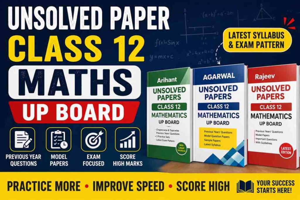 Unsolved Paper Class 12 Maths UP Board- Download Pdf