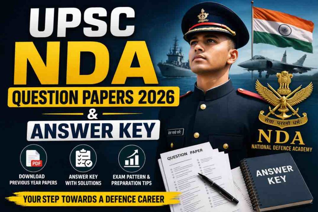 UPSC NDA Question Papers 2026 and Answer Key