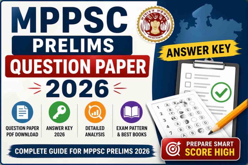 MPPSC Prelims Question Paper 2026