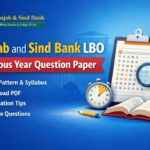 Punjab and Sind Bank LBO Previous Year Question Paper