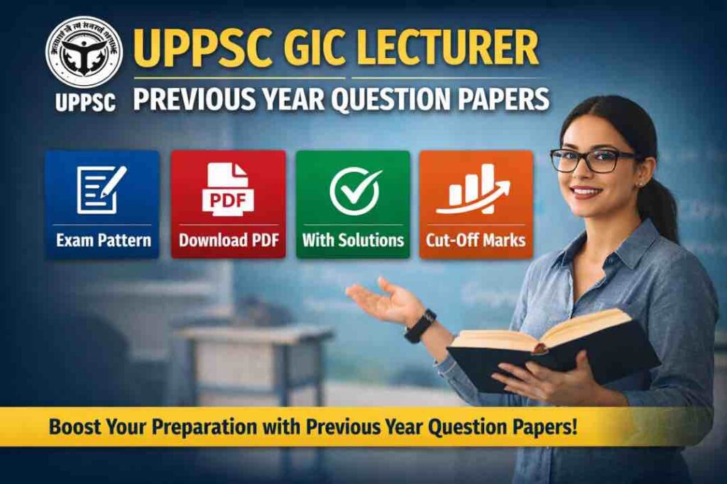 UPPSC GIC Lecturer Previous Year Question Paper