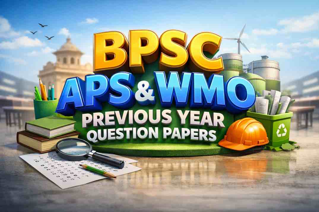 BPSC APS and WMO Previous Year Question Paper - Download Pdf