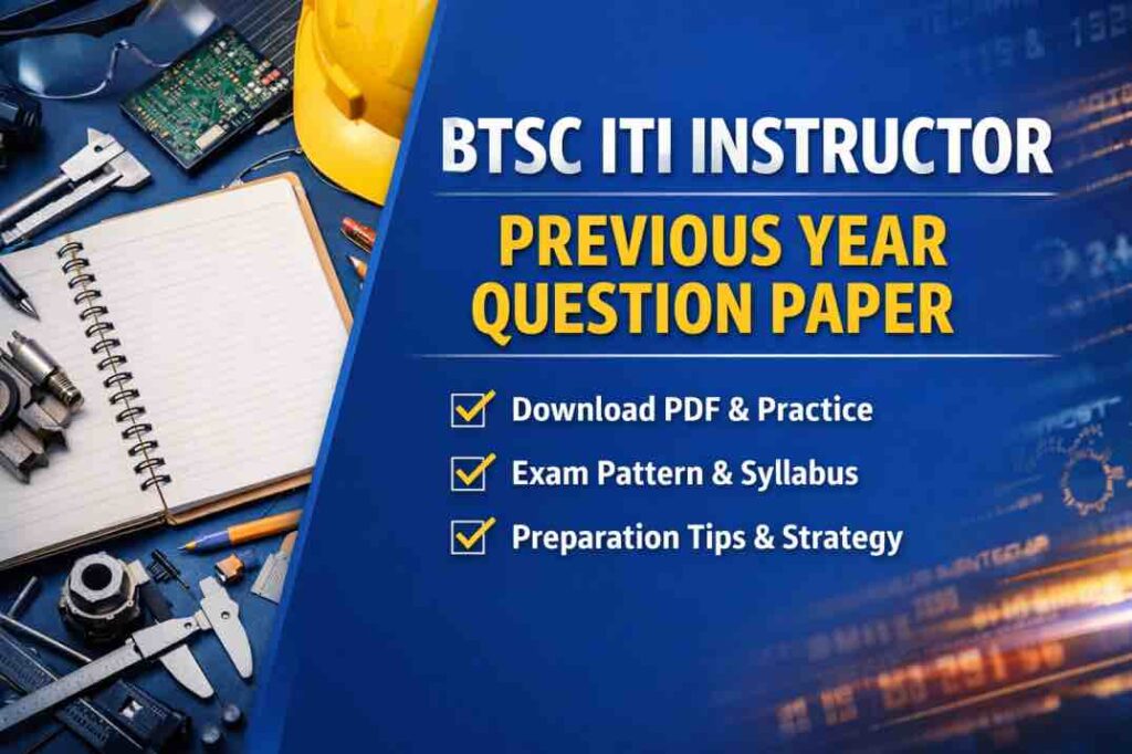BTSC ITI Instructor Previous Year Question Paper