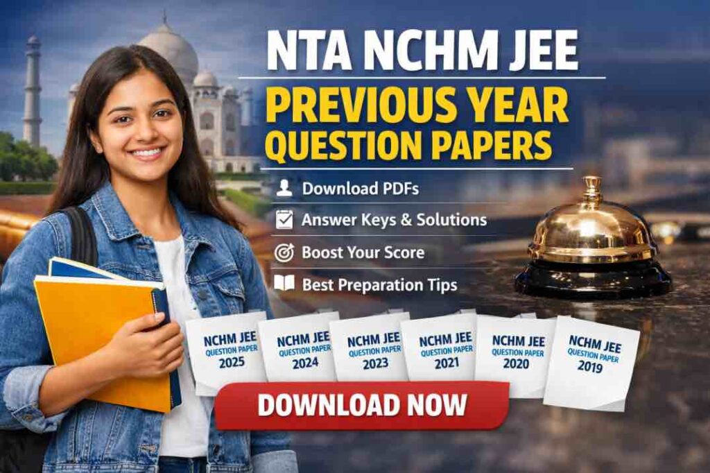 NTA NCHM JEE Previous Year Question Paper