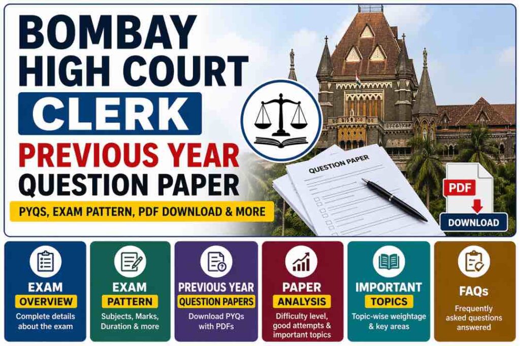 Bombay High Court Clerk Previous Year Question Paper