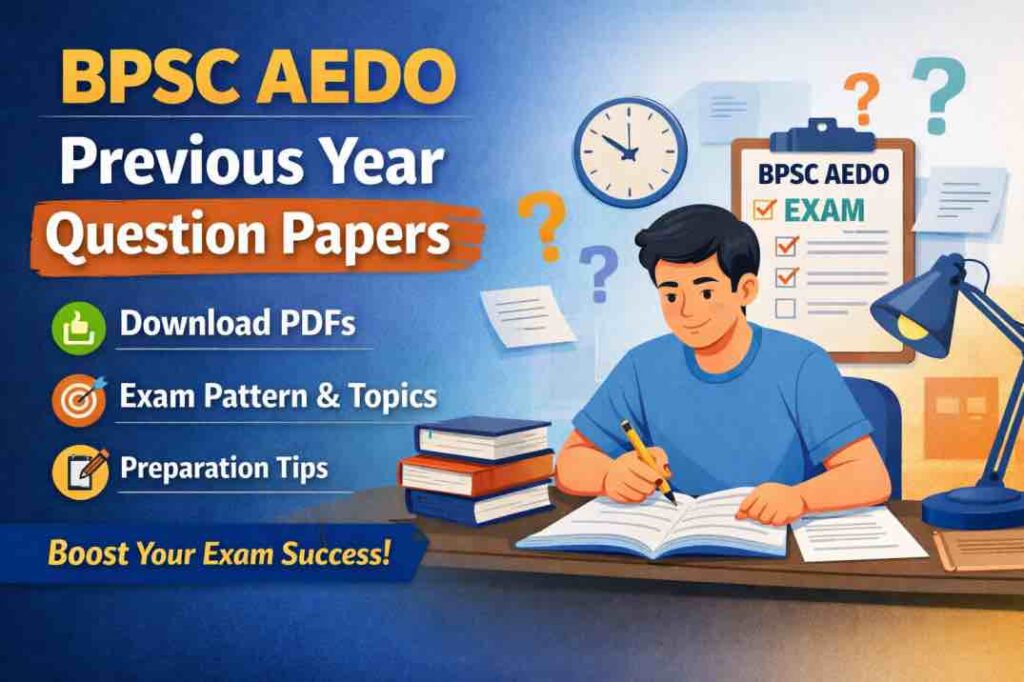 BPSC AEDO Previous Year Question Papers