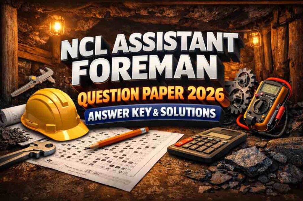 NCL Assistant Foreman Question Paper 2026