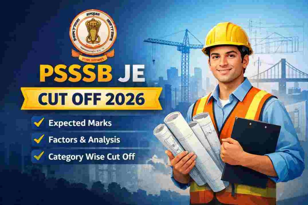 PSSSB JE Cut Off 2026