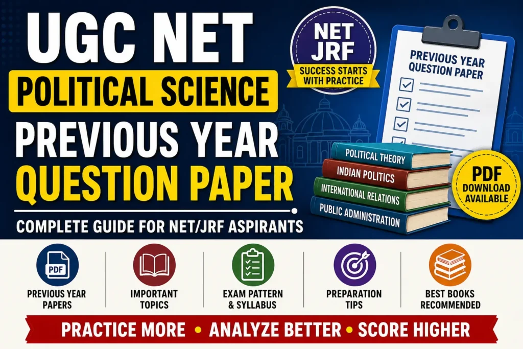 UGC NET Political Science Previous Year Question Paper