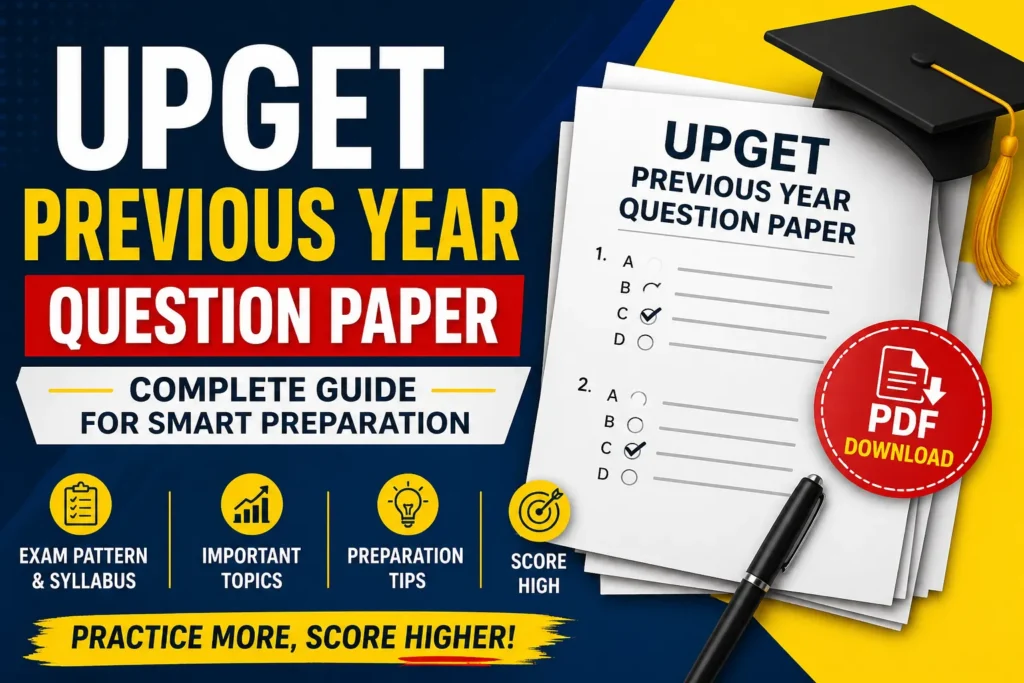 UPGET Previous Year Question Paper