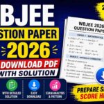 WBJEE Question Paper 2026