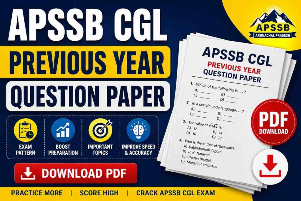 APSSB CGL Previous Year Question Paper