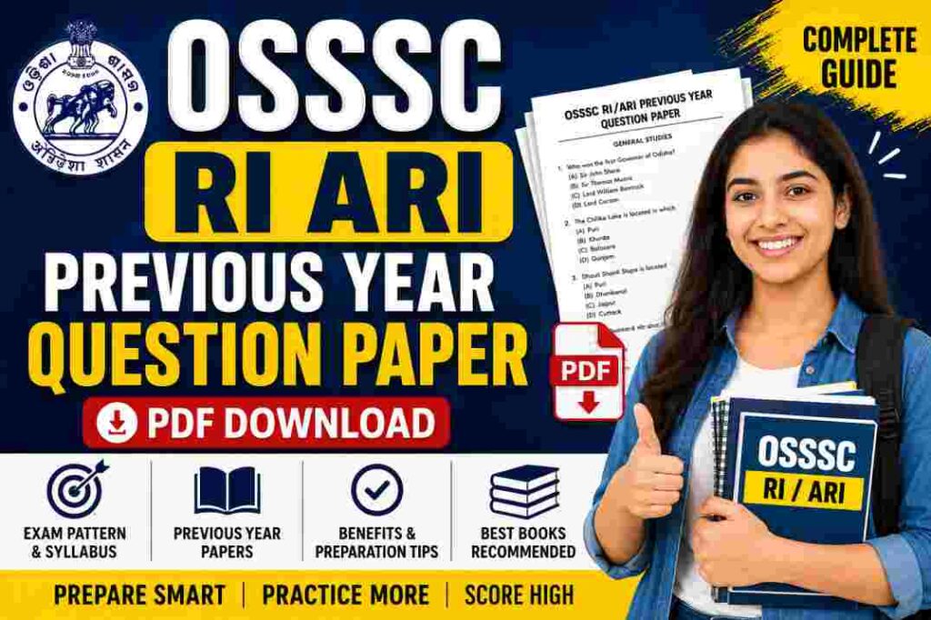 OSSSC RI ARI Previous Year Question Paper