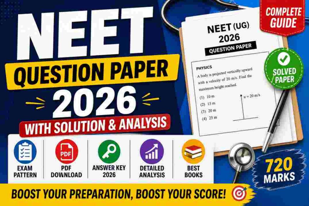 Neet Question paper 2026