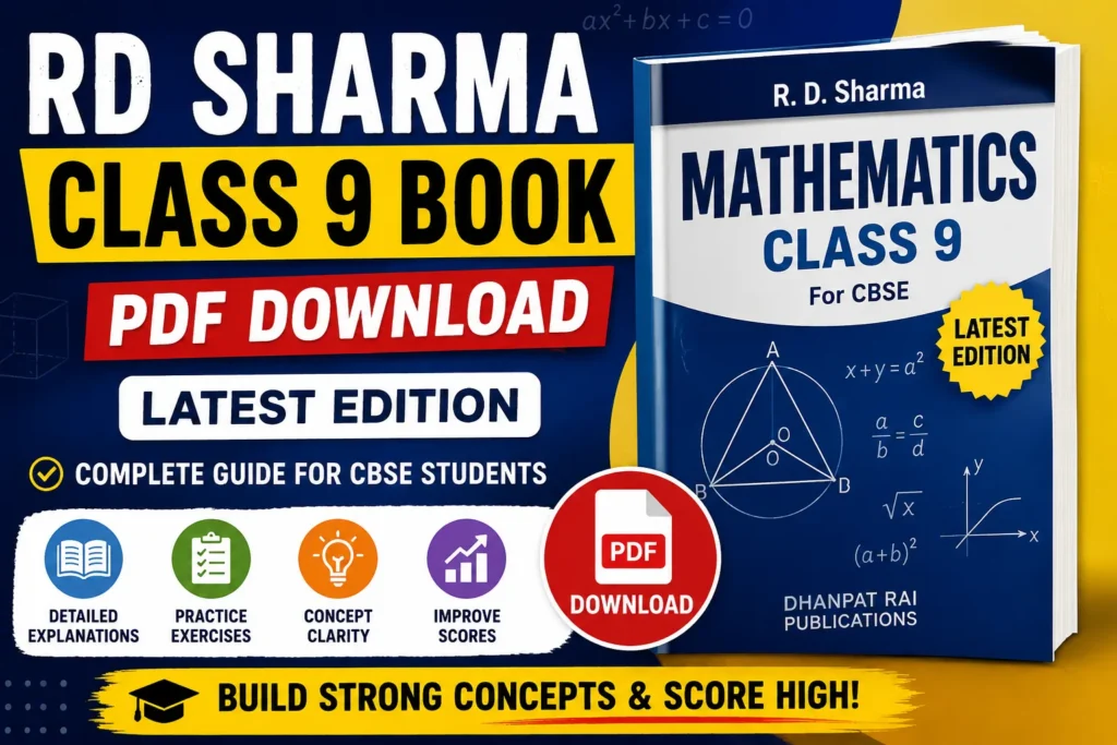 RD Sharma Class 9 Book PDF Download – Latest Edition Review