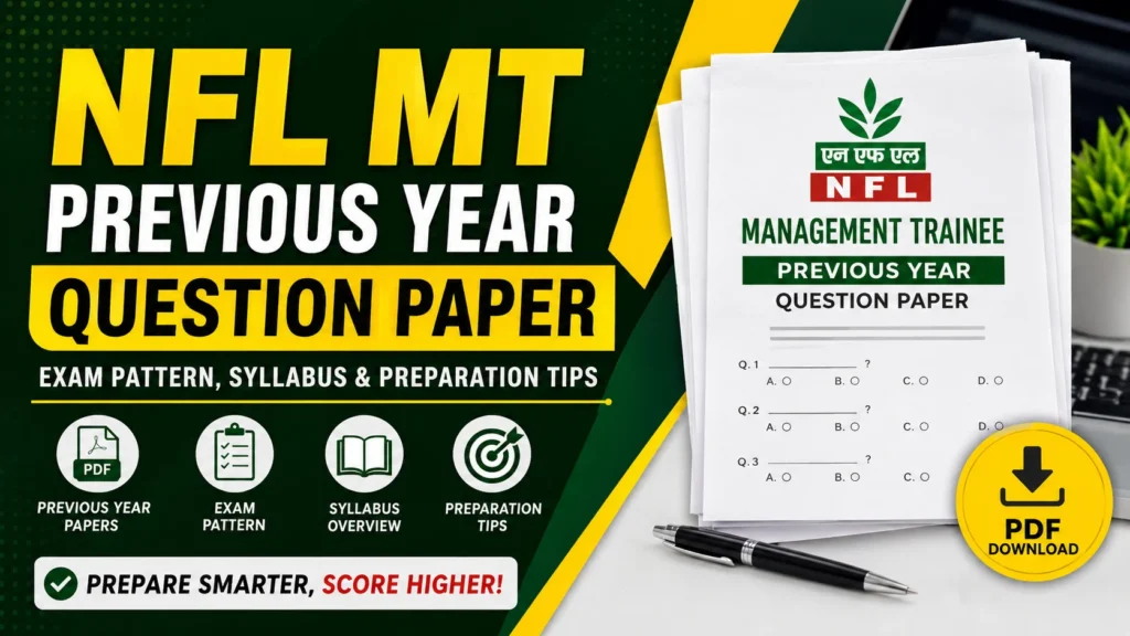 NFL MT Previous Year Question Paper – Download PDF