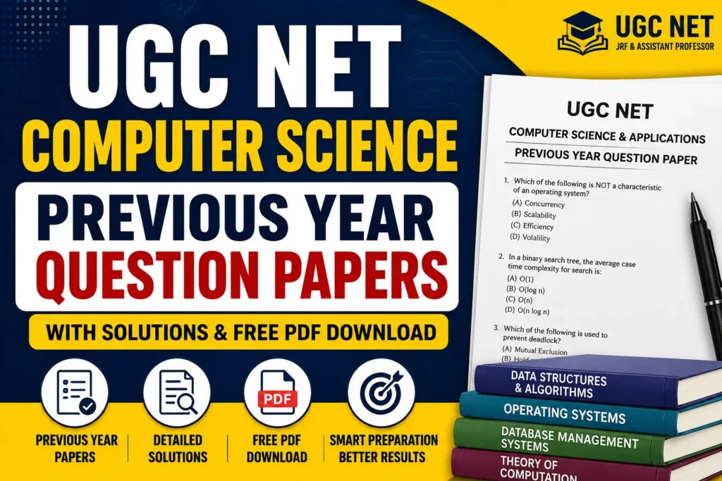 UGC NET Computer Science Previous Year Question Paper