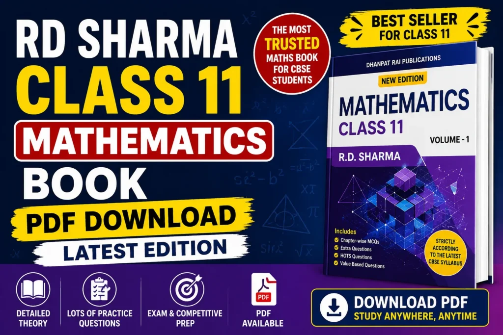 Rd sharma class 11 book PDF Download – Latest Edition Review