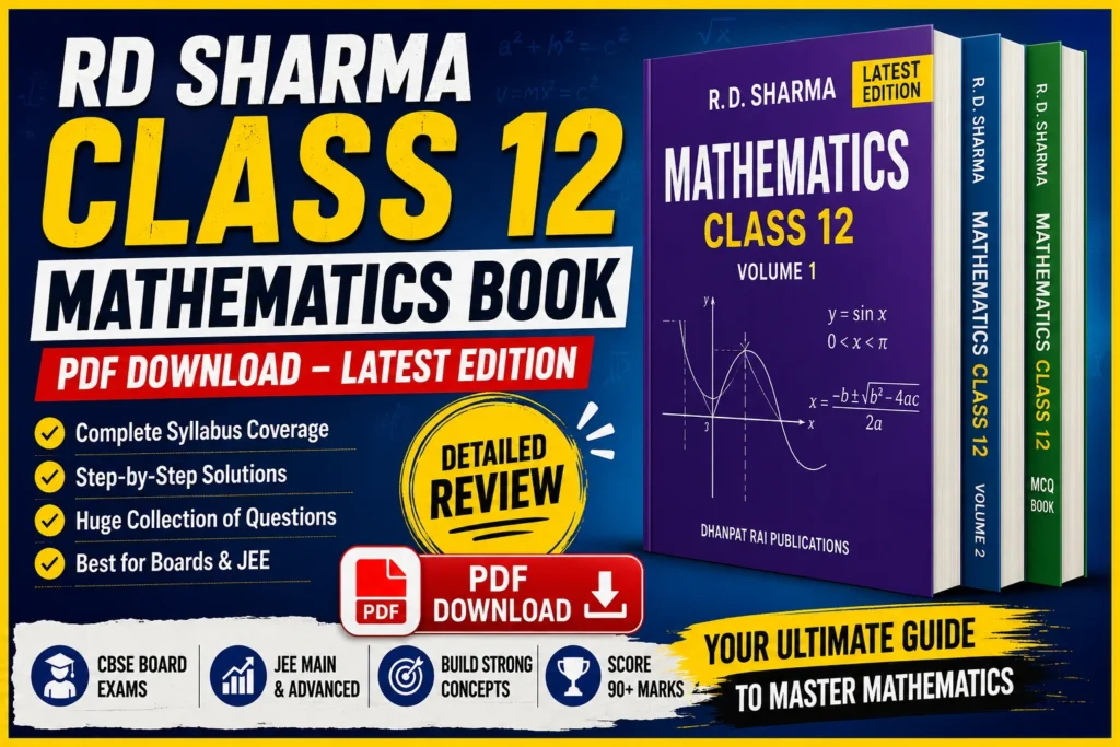 RD Sharma Class 12 Book PDF Download – Latest Edition Review