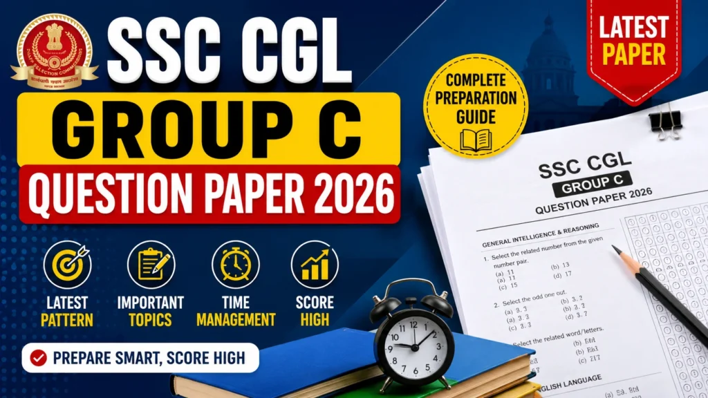 SSC CGL Group C Question Paper 2026 – Download