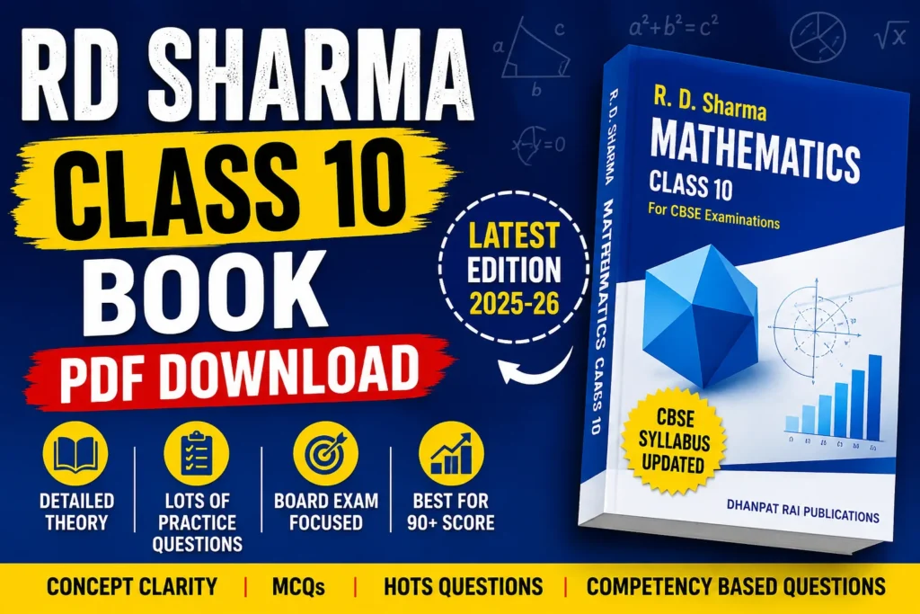 RD Sharma Class 10 Book PDF Download