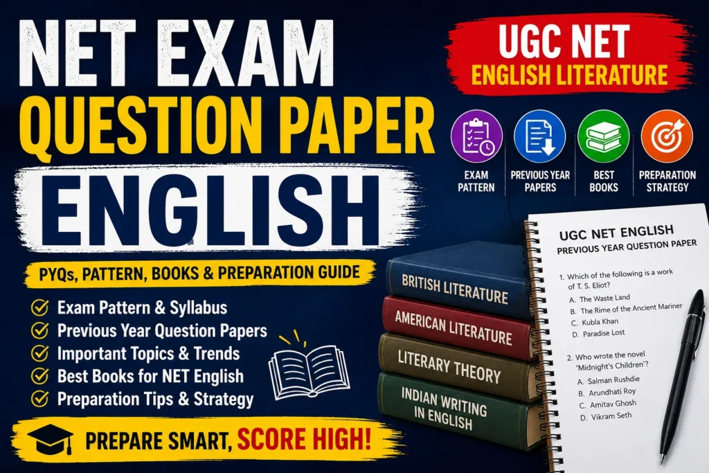 NET Exam Question Paper English