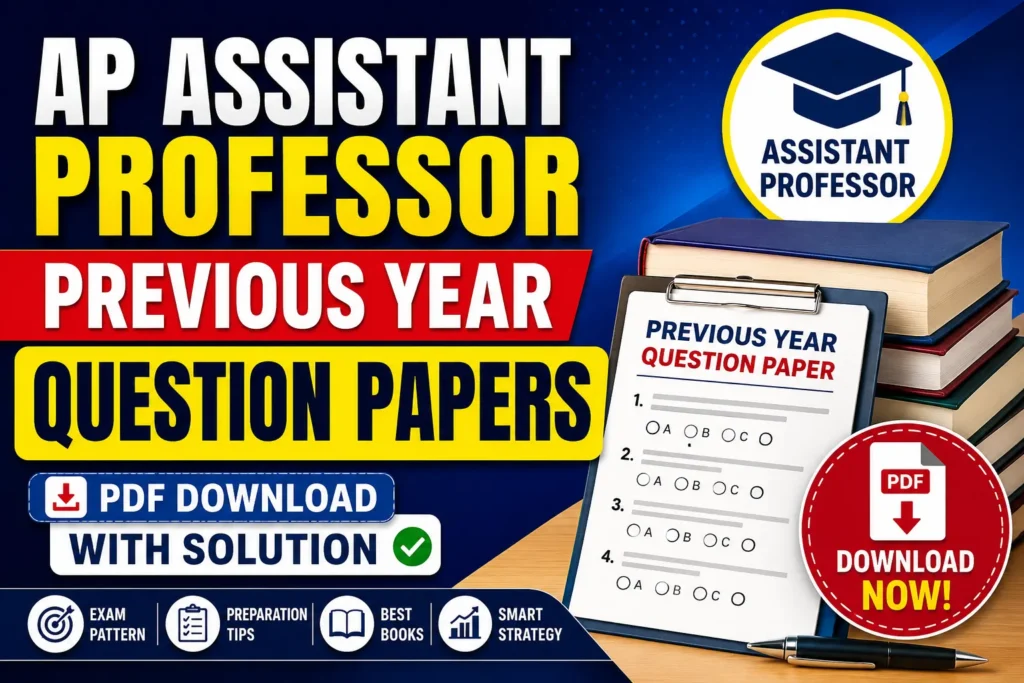 AP Assistant Professor Previous Year Question Papers