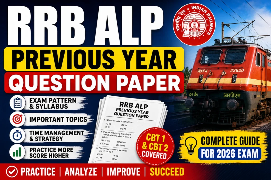 RRB ALP Previous Year Question Paper