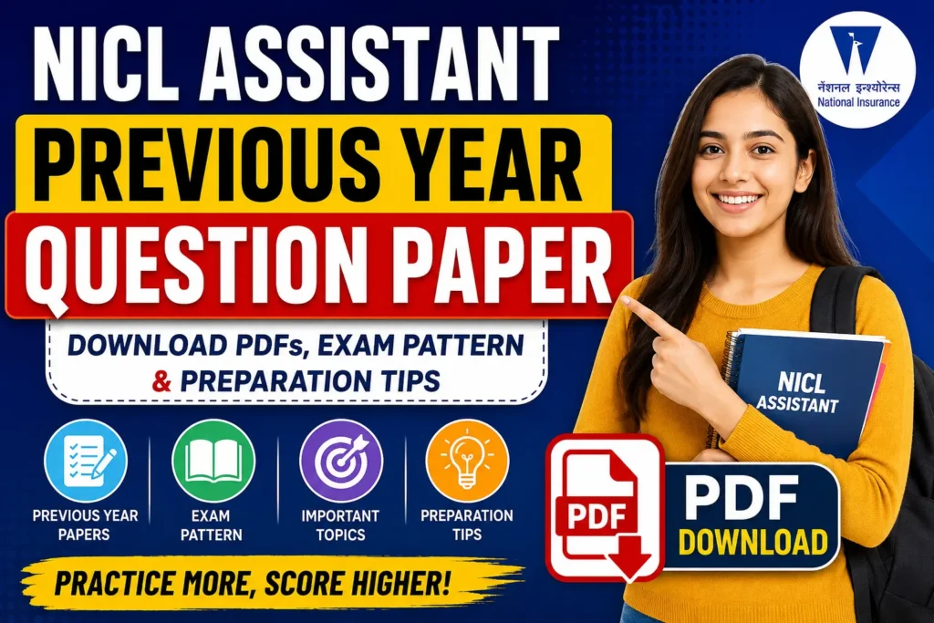NICL Assistant Previous Year Question Paper