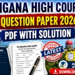 Telangana High Court Question Paper 2026 PDF with Solution