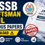 JKSSB Draftsman Civil Previous Papers – Download PDF