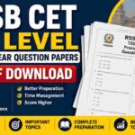 RSSB CET 12th Level Previous Year Question Papers
