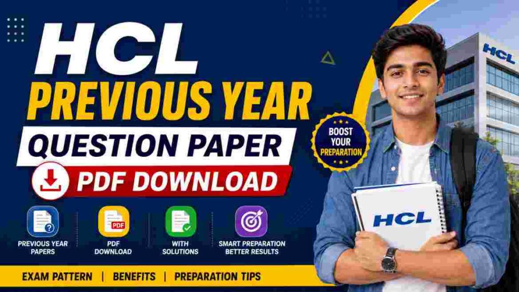 HCL Previous Year Question Paper
