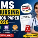 AIIMS BSc Nursing Question Paper 2026 PDF Download