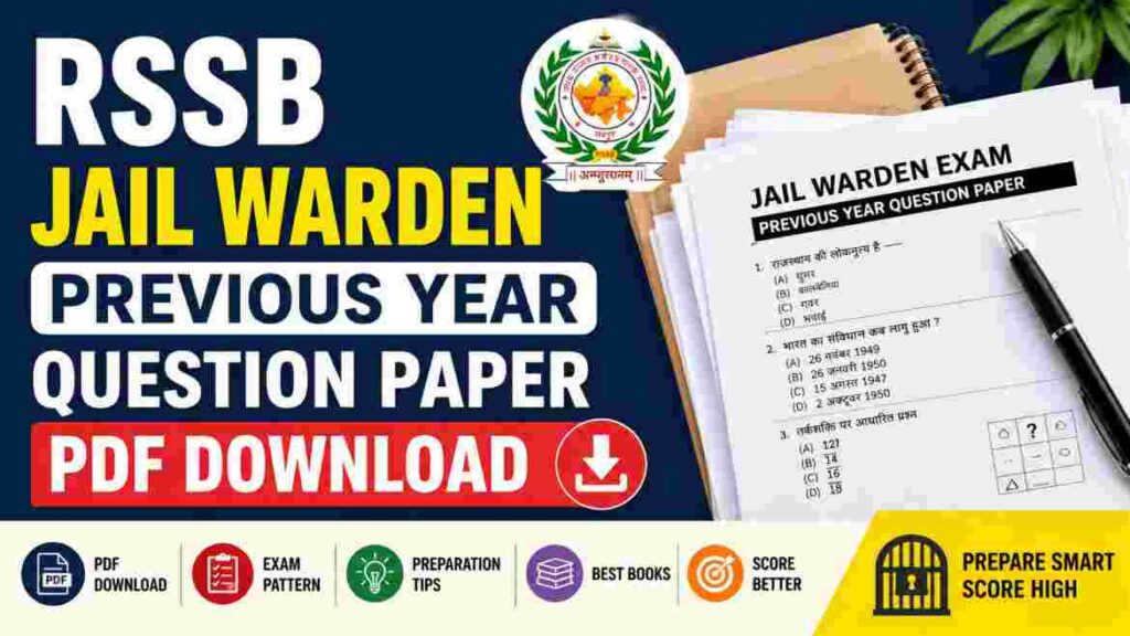 RSSB Jail Warden Previous Year Question Paper