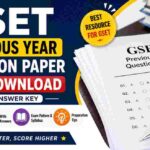 GSET Previous Year Question Paper