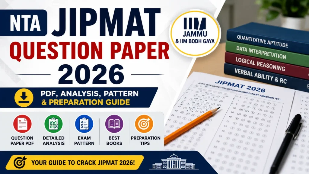 NTA JIPMAT Question Paper 2026 – Download PDF,