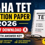 MAHA TET Question Paper 2026