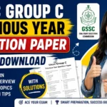 GSSC Group C Previous Year Question Paper PDF Download